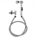 COMBINE DE DOUCHETTE HYGIENE WC SHATTAF CHROME + SUPPORT + FLEXIBLE